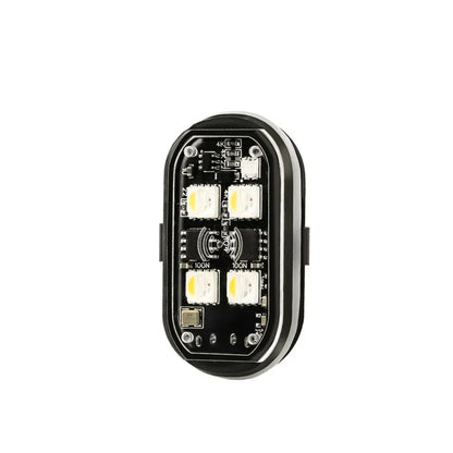 Wireless LED Strobe Lights Car Decor Atmosphere Light 8 Colors Rechargeable Led Lights Anti-Collision LED Warning Light