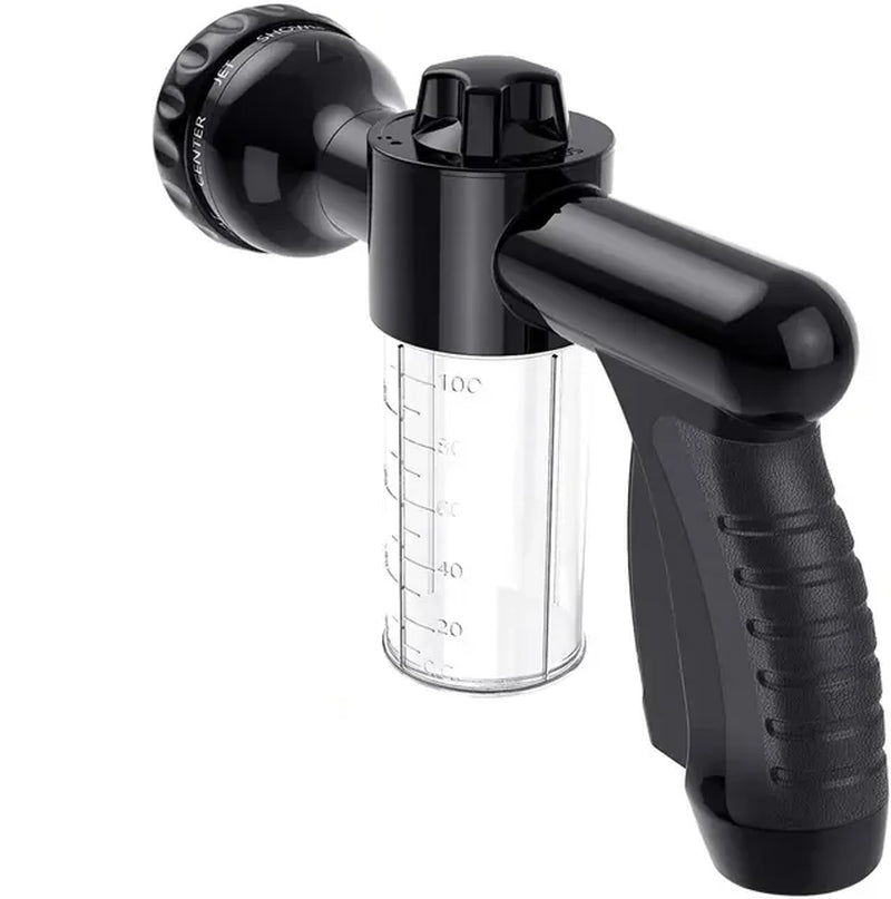 Pressure Hose Nozzle Foam Gun 8 in 1 Jet Spray Gun Soap Dispenser Garden Watering Horse Dog Animal Car Washing Tool Dropshipping