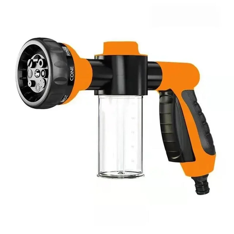 Pressure Hose Nozzle Foam Gun 8 in 1 Jet Spray Gun Soap Dispenser Garden Watering Horse Dog Animal Car Washing Tool Dropshipping